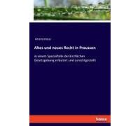 Altes Und Neues Recht In Preussen
