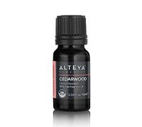 Alteya Huile de Cèdre Bio (Cedrus Deodara) 10 ml - 100% certifié USDA Huile essentielle de bois de cèdre naturel