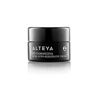 Alteya Organic Crème pour les yeux Rose Sans âge 15ml - Certifié biologique par NaTrue - Complexe revitalisant pour la peau - Maintient l'élasticité et la fermeté de la peau