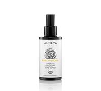 Alteya Organic Eau de rose bulgare 100ml Spray en bouteille de verre - Certifiée 100% organique USDA, Pure, naturelle, authentique Eau florale distillée à la vapeur Rosa Damascena bulgare
