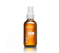 Alteya Organic Rose Glow Elasticity Collagène Visage Mist 120 ml - Tonique bio certifié NaTrue - Eau de rose, acide hyaluronique, collagène marin - Renforce l'élasticité et régénère la peau