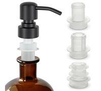 ALTGLAS Kit Upcycling pour Pompes de Distributeurs de Savon, Set de 3 Bague d'Étanchéité en Silicone en Trois Tailles pour Goulot de Bouteille de 18-23 mm (Pompe Non Incluse)