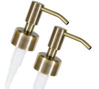 ALTGLAS Pompe pour Distributeur de Savon Liquide 'Budapest' - 2 Pièces de Pomps de Rechange ou pour Upcycling en Acier INOX avec Filetage de 28 mm (Bronze Vintage)