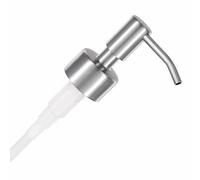 ALTGLAS Pompe pour Distributeur de Savon Liquide 'Budapest' - Pomp de Rechange ou pour Upcycling en Acier INOX avec Filetage de 28 mm (Argent Brossé)