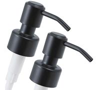 ALTGLAS Pompe pour Distributeur de Savon Liquide 'Roma' - Pomp de Rechange ou pour Upcycling en Acier INOX avec Filetage de 28 mm (Noir)