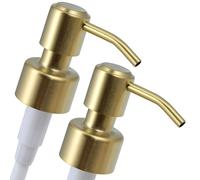 ALTGLAS Pompe pour Distributeur de Savon Liquide 'Roma' - Pomp de Rechange ou pour Upcycling en Acier INOX avec Filetage de 28 mm (Or Brossé)