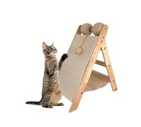 Althea Living Griffoir vertical pour chats, poteau griffoir vertical avec jouet interactif, hauteur 61 cm