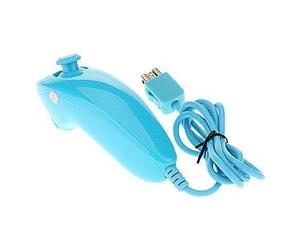 Althemax ® accessoire Nunchuk Manette attachement générique pour Nintendo Wii de contrôle wii Bleu