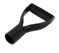 Althwuyu Manche de Pelle de Rechange, poignée en D légère pour Pelle et râteau, poignée en Plastique Confortable pour Creuser la Neige ou jardiner (Orange) (Noir)