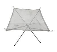 Althwuyu Mesh extérieur Pit de feu Stand en Acier Inoxydable Grand Gril Pliant Répanage de Bois pour Le Camping Pique-Nique de la randonnée en Camping