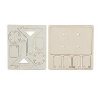 Althwuyu Modèle d'assemblage de jouet de roue à eau en bois, kit d'apprentissage des sciences éducatives pour jeunes étudiants, puzzle de technologie interactive