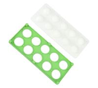 Althwuyu Presse à raviolis carrée 10 trous, plateau de formation de pâtes en fer ABS pour boulettes de style italien, préparation à domicile, utilisation sur comptoir, projets de