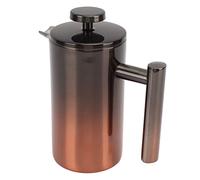 Althwuyu Presse Française Cafetière 12oz En Acier Inoxydable Double Couche Isolé Café et Thé Presse Pot Gradient Noir (800 ml)