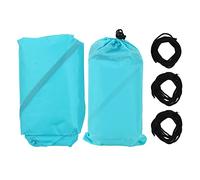 Althwuyu Triangle Shade Sail Canopy Grey, Tiche de Teinte en Toile extérieure avec Boucles D en Acier Inoxydable, auvent de Blocage du Soleil pour Le Jardin, Le Patio, la (Lac Bleu)