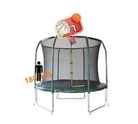 Altimax Trampoline 250cm | Poids Max 180kg | Marque Française | 4 Accessoires offerts | Garantie 2ans | + Panier de Basket