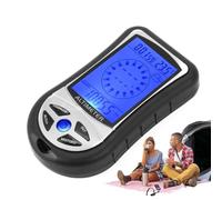 Altimètre d'alpinisme - Navigation boussole de 8 pouces, thermomètre compact, horloge de prévision météo | Appareil d'altitude baromètre multifonction pour la randonnée, la randonnée, l'escalade, la