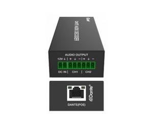 ALTIMIUM ALT-D2AUD - Décodeur DANTE Audio Analogique 2 canaux avec PoE
