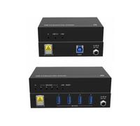 ALTIMIUM - Extendeur USB 3.0 sur Fibre Optique , Hub USB3.0 avec 4 ports