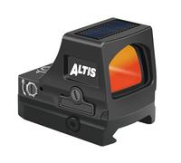ALTIS SRR 24x16 Pro Mouvement éveillé Viseur Réflex Solaire, 3 MOA Viseur Point Rouge, Solar Red Dot Sight, Reflex Sight avec Système d'alimentation Double, 11 Niveaux De Luminosité