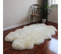 Altlue Grand Tapis Peau Mouton Veritable Grand Tapis Fourrure Naturel Peau De Bete (Size : 4p(100 * 200cm))