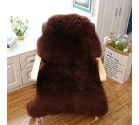 Altlue Tapis Peau Mouton Veritable Tapis Fourrure Naturel Peau De Bete Coussin Mouton Fourrure (70X100cm) (Color : 10)