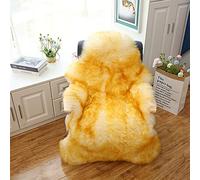 Altlue Tapis Peau Mouton Veritable Tapis Fourrure Naturel Peau De Bete Coussin Mouton Fourrure (70X100cm) (Color : 6)
