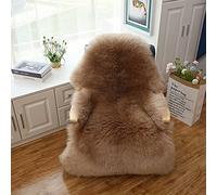 Altlue Tapis Peau Mouton Veritable Tapis Fourrure Naturel Peau De Bete Coussin Mouton Fourrure (70X100cm) (Color : 4)