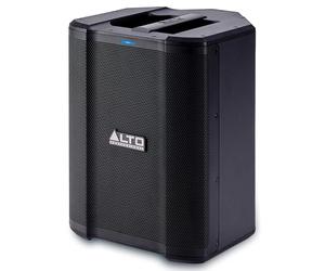 ALTO Busker Systeme de Sonorisation PA Portable 200W | Batterie Rechargeable, Bluetooth, Mixeur 3 Canaux, Effets Alesis FX, Controle via Appli et Charge USB
