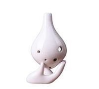 Alto C ocarina Apprentissage Du Jeu D'ocarina Alto 6 Trous En Do(White)