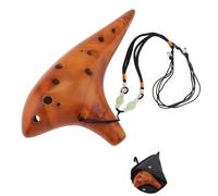 Alto C ocarina Instrument Alto En Do 12 Trous En Céramique Fumée Avec Recueil De Chansons Sangle De Cou Et Étui De Transport(E)