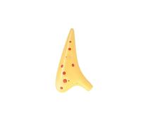 Alto C ocarina Instrument Ocarina Alto En Do À 12 Trous Adapté Aux Mélomanes Et Aux Débutants(Yellow)