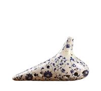 Alto C ocarina Ocarina Bleu Et Blanc Instrument À 12 Trous Sept Pièces Accord Ton Moyen Accord C Ton Aigu SCSFSG(12 hole AF tuning)