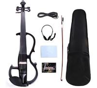 Alto électrique 16 Ih Alto en Bois Massif avec Accastillage en ébène, Mallette De Transport Et Accessoires Iluded, Black-5 String, One Size