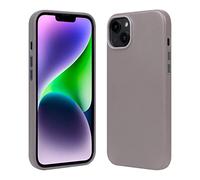 Alto Étui en cuir conçu pour iPhone 14 Plus, alto Série originale de protection contre les chutes Étui de téléphone en cuir italien fait à la main (6,7", iPhone 14 Plus, gris ciment)