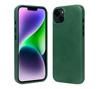 Alto Étui en cuir conçu pour iPhone 14 Plus, alto Série originale de protection contre les chutes Étui de téléphone en cuir italien fait main (6,7", iPhone 14 Plus, vert forêt)
