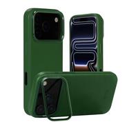alto Étui en cuir italien compatible avec iPhone 17 Pro 2025, coque de protection magnétique en forme de chute et béquille compatible avec MagSafe, Uplop Series (iPhone 17 Pro, 6,3", vert forêt)
