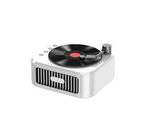 Alto-Falante Bluetooth 5.3 Retrô, Estilo Fonógrafo Do Século XVIII, Estéreo 360, Disco de Vinil