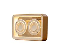 Alto-Falante Bluetooth RetrÃ' Transprent ConexÃo EstÃreo Soundbar Sem Fio MP3 Music Player com Luz Noturna A