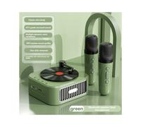 Alto-Falante Bluetooth5.3 Retrô com 2 MicrofonesAlto-Falante Estilo Fonógrafo Do Século XVIII Estéreo 360 Disco de Vinil C