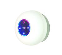 Alto-Falante de Chuveiro Bluetooth PortÃ¡til Ã Prova D'Ãgua com Ventosa e Luzes LED 3D Surround Stereo Subwoofer
