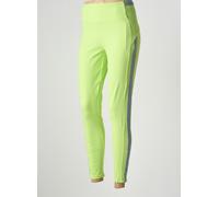 alto giro pantalons femme de couleur vert