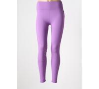 alto giro pantalons femme de couleur violet