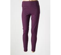 alto giro pantalons femme de couleur violet