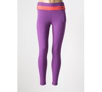 alto giro pantalons femme de couleur violet