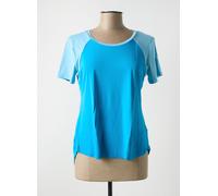 alto giro tee-shirts et débardeurs femme de couleur bleu