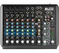 ALTO TrueMix 800 FX Audio Mixer avec 4 Entrées Micro XLR, Interface Audio USB et Bluetooth Pour Podcasting, Live Performance, Recording, DJ, Mac et Windows