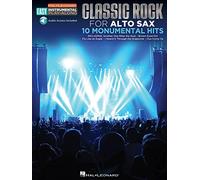 Alto Sax Easy Instrumental Play-Along: Classic Rock. Partitions pour Saxophone Alto