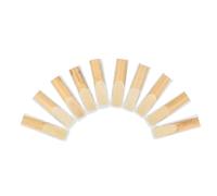 Alto Saxophone Ancheds 2.5 Force E Flat 10 Pack Pack Premium Elastic Sax Ancheds pour la pratique des performances avec des boîtes de rangement 7x1,6x0,35 cm
