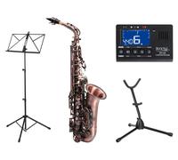 Alto Saxophone Instrumen a Vent Sax Set Support Pupitre Accordeur Etui Embout