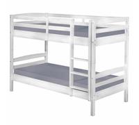 AltoBuy Alaska - Lits Superposés 90x200 avec Sommiers Blanc